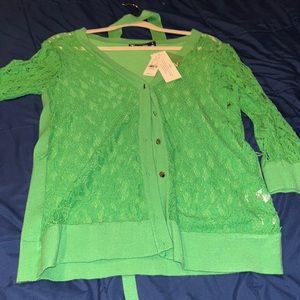 Green blouse